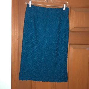 Moulinette Sœurs for Anthropologie Lacy Pencil Skirt